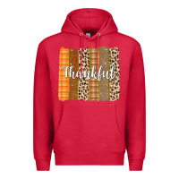 Cardinal Thankful Brushstrokes Premium Hoodie - texasbilliewilder