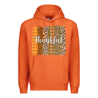 Carrot Thankful Brushstrokes Premium Hoodie - texasbilliewilder