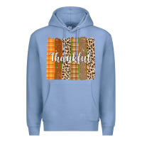 Colony Blue Thankful Brushstrokes Premium Hoodie - texasbilliewilder