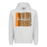 Dove Grey Thankful Brushstrokes Premium Hoodie - texasbilliewilder