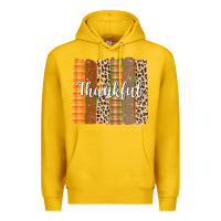 Lemon Thankful Brushstrokes Premium Hoodie - texasbilliewilder