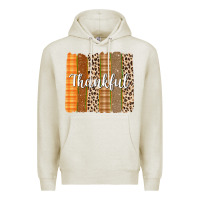 Oatmeal Heather Thankful Brushstrokes Premium Hoodie - texasbilliewilder