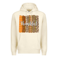 Sandshell Thankful Brushstrokes Premium Hoodie - texasbilliewilder
