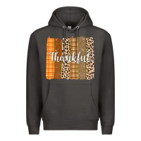 Smoke Thankful Brushstrokes Premium Hoodie - texasbilliewilder