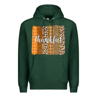Sports Green Thankful Brushstrokes Premium Hoodie - texasbilliewilder