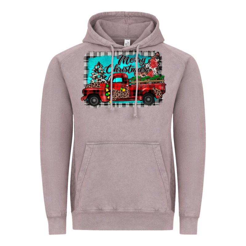 Truck Merry Christmas Vintage Hoodie by JahusDesignShop | Teevron
