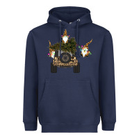 Navy Gnomes Truck Car  Christmas Heavyweight Hoodie - Bettercallsaul