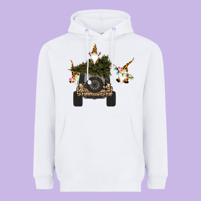 Gnomes Truck Car  Christmas Heavyweight Hoodie Designed By Bettercallsaul