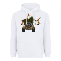 White Gnomes Truck Car  Christmas Heavyweight Hoodie - Bettercallsaul