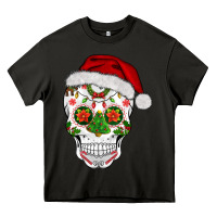 Asphalt sugar skull  christmas Heavy Core Tee - BarkalooDesign