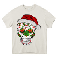 Cream sugar skull  christmas Heavy Core Tee - BarkalooDesign