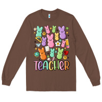 Chestnut teacher bunny's Long Sleeve Tee - MaliasSmallBusiness