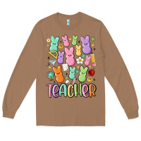 Toasted Coconut teacher bunny's Long Sleeve Tee - MaliasSmallBusiness