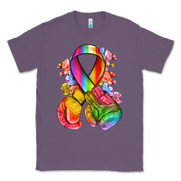 Lavender all color ribbon with boxing gloves Classic Tee - NancyCooperArtShop