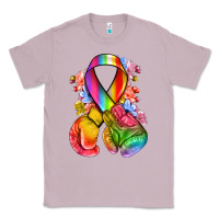Lilac all color ribbon with boxing gloves Classic Tee - NancyCooperArtShop