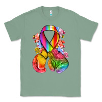 Sage all color ribbon with boxing gloves Classic Tee - NancyCooperArtShop