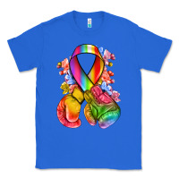 True Royal all color ribbon with boxing gloves Classic Tee - NancyCooperArtShop