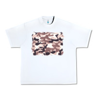 White milky camouflage Urban Heavy Tee - BarkalooDesign