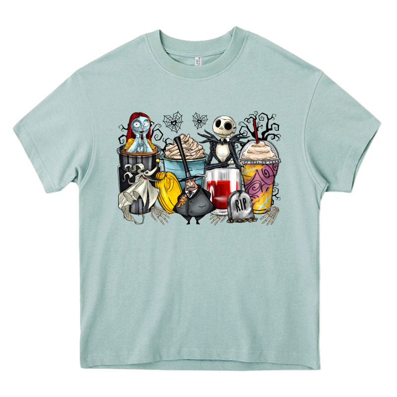 Cartoon Characters Coffee Cups Heavy Core Tee by Zillion Design Studio | Teevron