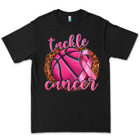 Black tackle cancer basketball Premium Tee - texasbilliewilder