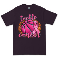 Plum tackle cancer basketball Premium Tee - texasbilliewilder