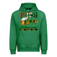 Emerald Irish today hungover tomorrow Urban Hoodie - CowGirlArtShop