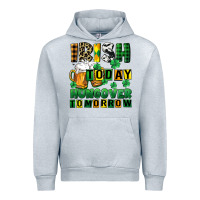 Heather Grey Irish today hungover tomorrow Urban Hoodie - CowGirlArtShop