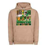 Pigment Burro Irish today hungover tomorrow Urban Hoodie - CowGirlArtShop