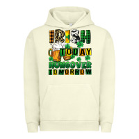 Pigment Pistachio Irish today hungover tomorrow Urban Hoodie - CowGirlArtShop
