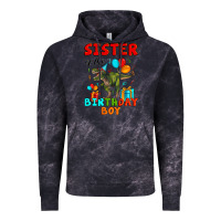 Cloud Black sister of the birthday boy t rex Vintage Hoodie - Artiststas