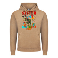 Vintage Coffee sister of the birthday boy t rex Vintage Hoodie - Artiststas