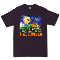 Plum halloween truck Premium Tee - AdoDesignShop