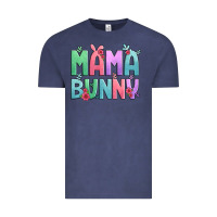 Vintage Denim easter floral mama bunny Vintage Tee - Artiststas