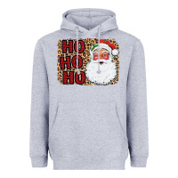 Heather Grey Ho Ho Ho Santa Heavyweight Hoodie - Bettercallsaul
