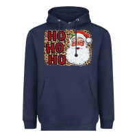 Navy Ho Ho Ho Santa Heavyweight Hoodie - Bettercallsaul