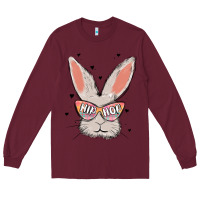 Burgundy hip hop Long Sleeve Tee - MaliasSmallBusiness