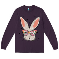 Plum hip hop Long Sleeve Tee - MaliasSmallBusiness