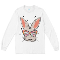 White hip hop Long Sleeve Tee - MaliasSmallBusiness