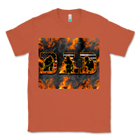 Copper American Firefighter Dad Classic Tee - LillyAllenDesigns