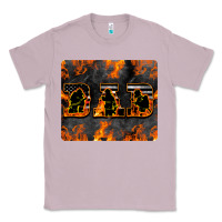 Lilac American Firefighter Dad Classic Tee - LillyAllenDesigns