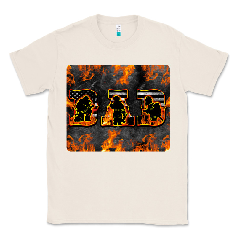 American Firefighter Dad Classic Tee by LillyAllenDesigns | Teevron