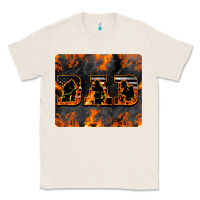 Natural American Firefighter Dad Classic Tee - LillyAllenDesigns