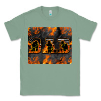 Sage American Firefighter Dad Classic Tee - LillyAllenDesigns