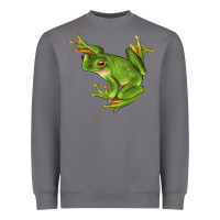 Storm White Lipped Tree Frog Illustrations Heavyweight Sweatshirt - LillyAllenDesigns