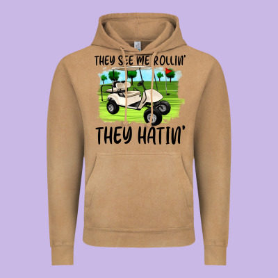 They See Me Rollin' They Hattin' Vintage Hoodie Designed By Artiststas