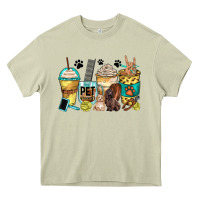 Pet Groomer Coffee Cups Heavy Core Tee | Teevron