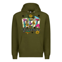 Army Green Western Pet Groomer Premium Hoodie - texasbilliewilder