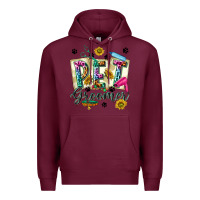 Burgundy Western Pet Groomer Premium Hoodie - texasbilliewilder