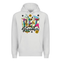 Dove Grey Western Pet Groomer Premium Hoodie - texasbilliewilder