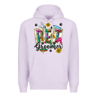Lilac Western Pet Groomer Premium Hoodie - texasbilliewilder